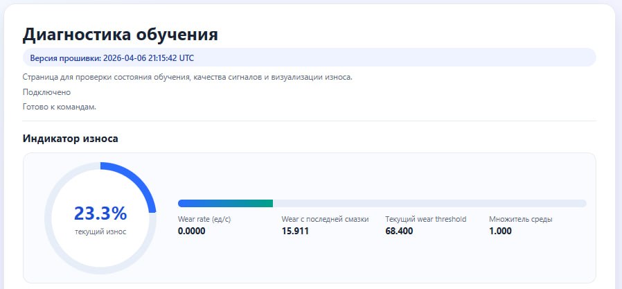 Индикатор износа цепи в интерфейсе MOTIQ KTM Adventure Edition